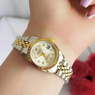 ساعت مچی زنانه رولکس مدل 1269 با بند استیل-